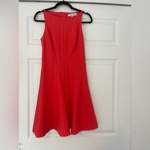 Elizabeth and James Red Halter A-Line Mini Dress